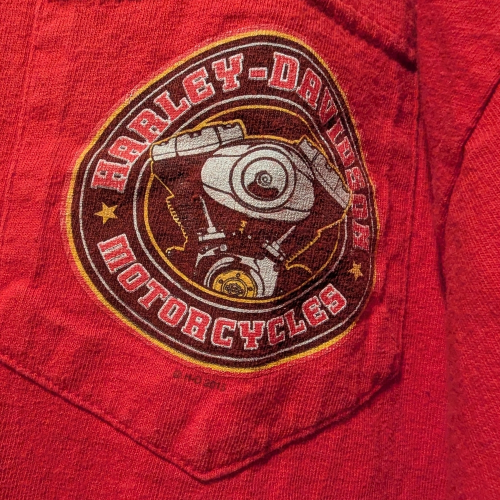 Red Harley Davidson Tshirt - Picture 2 of 9